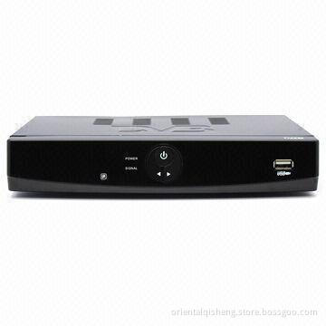 HD DVB-S2 Receiver, Supports SD/HD MPEG2/MPEG4 and H.264, With PVR and Time Shift Function